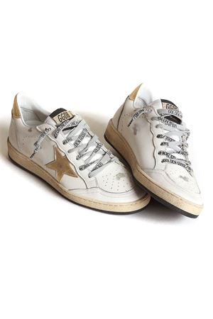 Sneakers Ball Star bianca in pelle GOLDEN GOOSE | GWF00117F00078380608